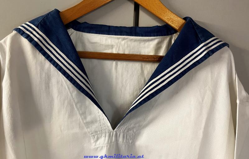 k.u.k. Kriegsmarine - Hemd für Matrose 2. Klasse Kress! - M.B.A. 1907!