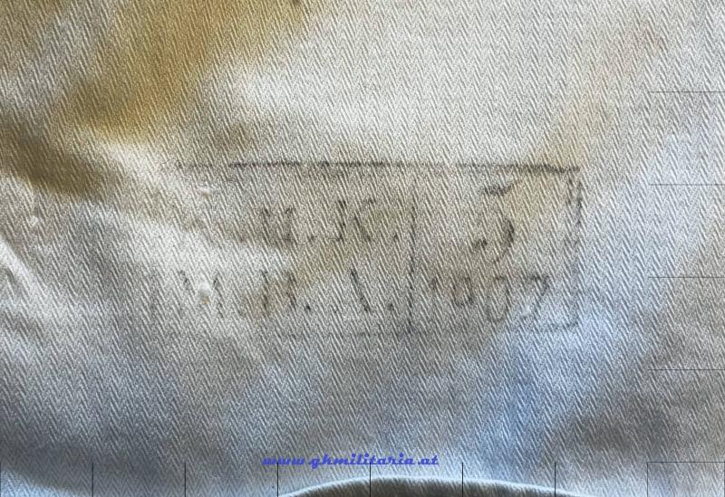 k.u.k. Kriegsmarine - Hemd für Matrose 2. Klasse Kress! - M.B.A. 1907!