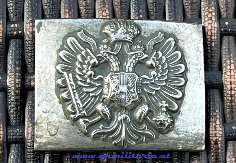 k.u.k. Koppelschloss Mannschaft - VARIANTE - Eisen Feldgrau!