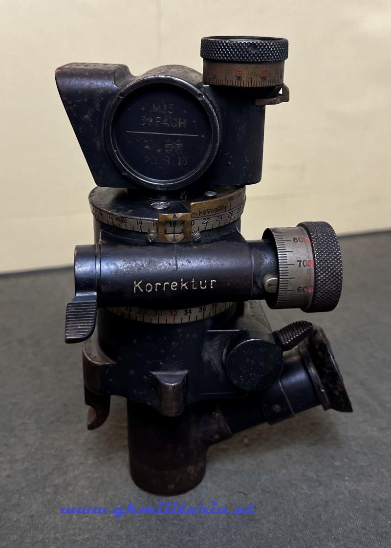 k.u.k. Richtgerät M15 Gebirgskanone - Optik - Visier!!