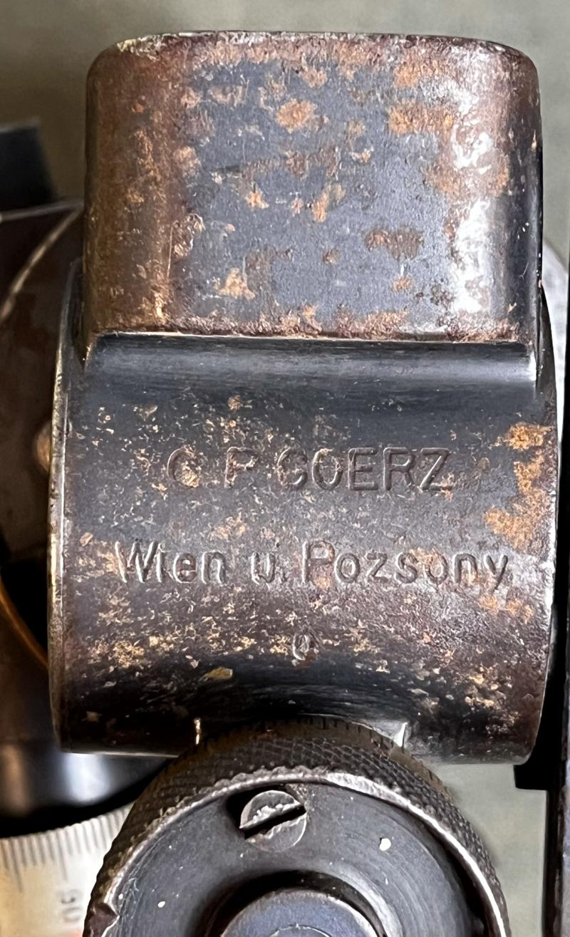 k.u.k. Richtgerät M15 Gebirgskanone - Optik - Visier!!