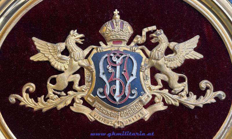k.u.k. Kaiserliches Wappen für k.k. Hoflieferanten J.M. !!