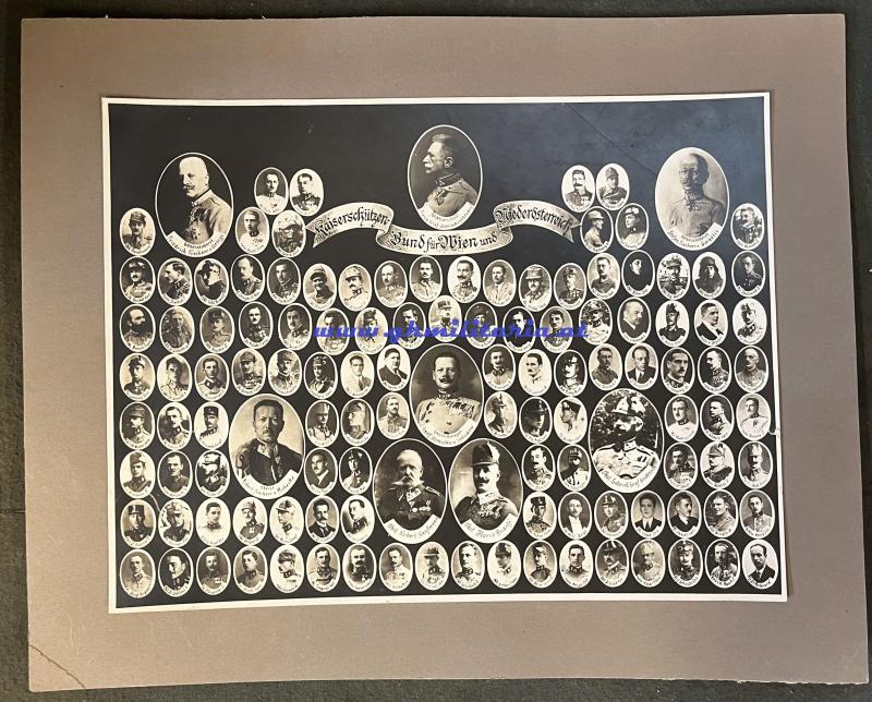 großes Foto kuk Kaiserschützen-Bund für Wien u. Niederösterreich!
