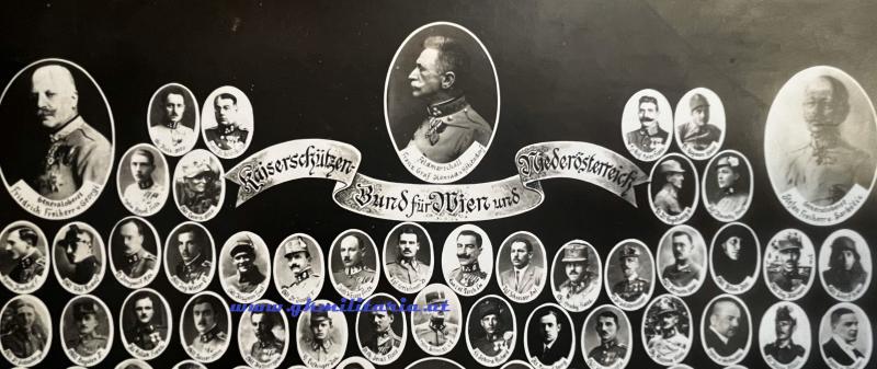 großes Foto kuk Kaiserschützen-Bund für Wien u. Niederösterreich!