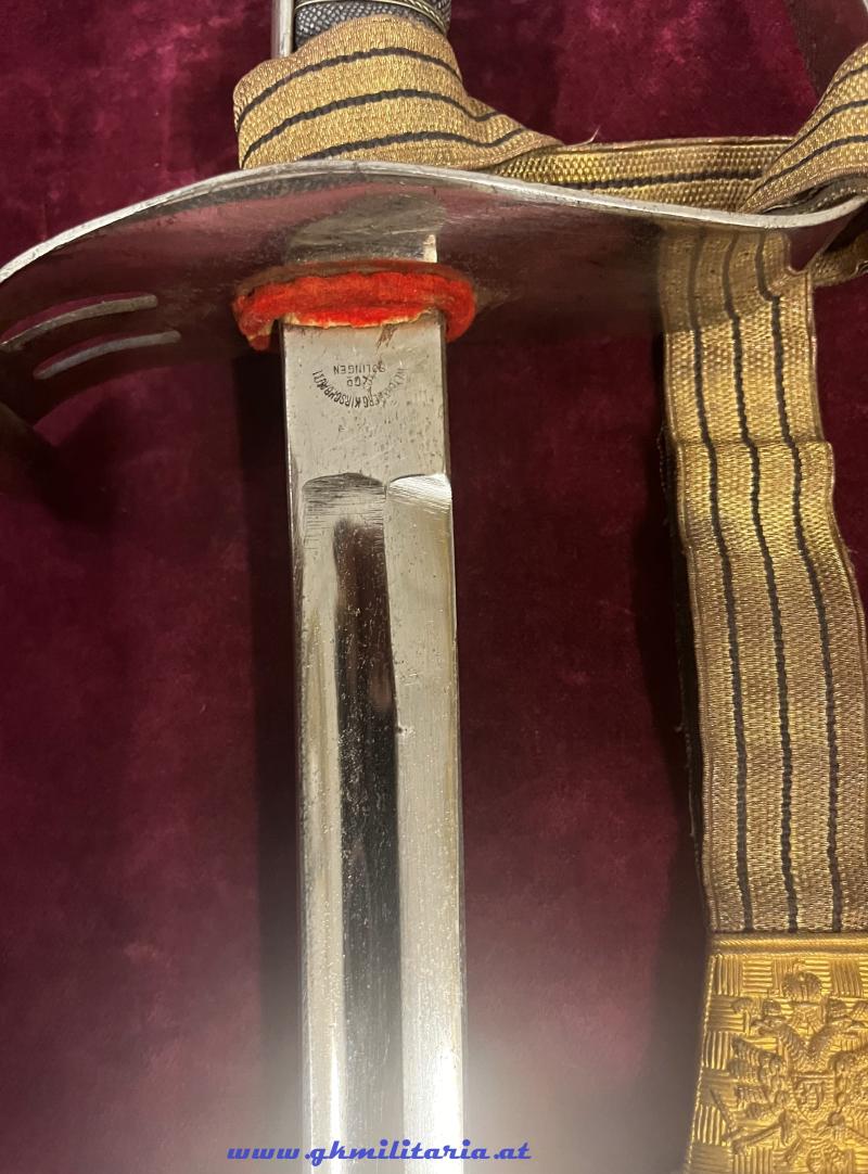 k.u.k. Infanterie-Offizierssäbel M1861 - mit Ketterlportepee Kaiser FJ I. !!