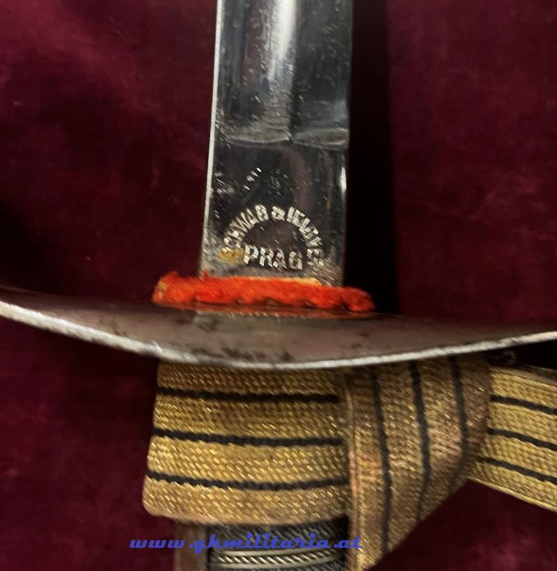 k.u.k. Infanterie-Offizierssäbel M1861 - mit Ketterlportepee Kaiser FJ I. !!