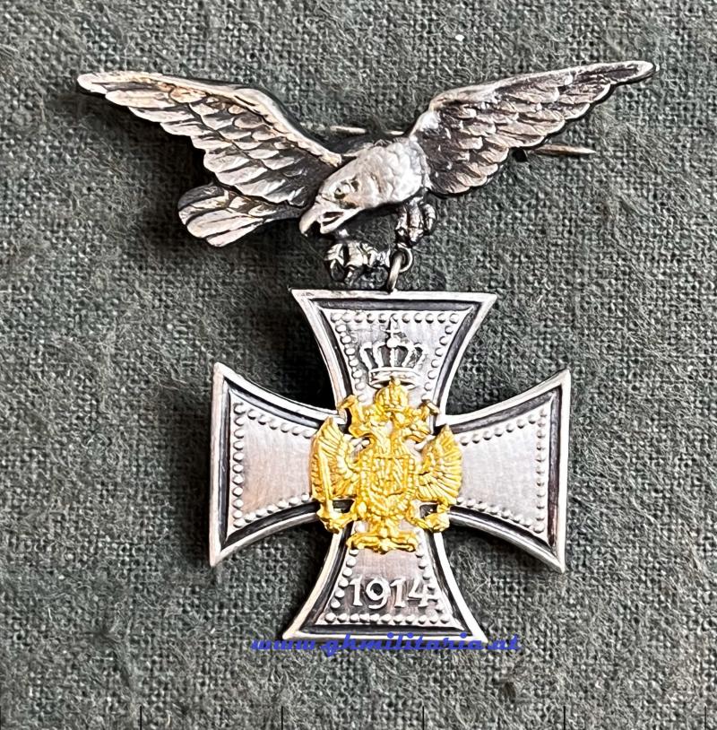 k.u.k. Patriotisches Abzeichen - EK mit k.u.k. Doppeladler!