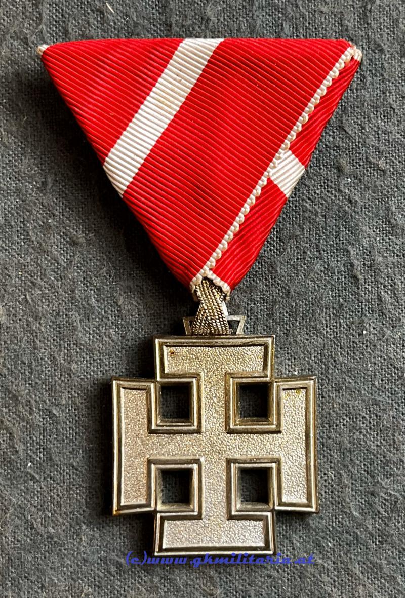 Bundesstaat - Österreichisches Silbernes Verdienstzeichen im Original Etui!