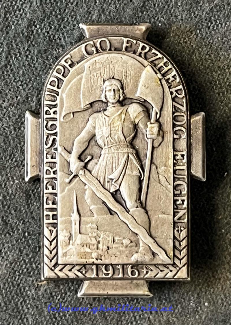 kuk Kappenabzeichen - Heeresgruppe GO Erzherzog Eugen!!