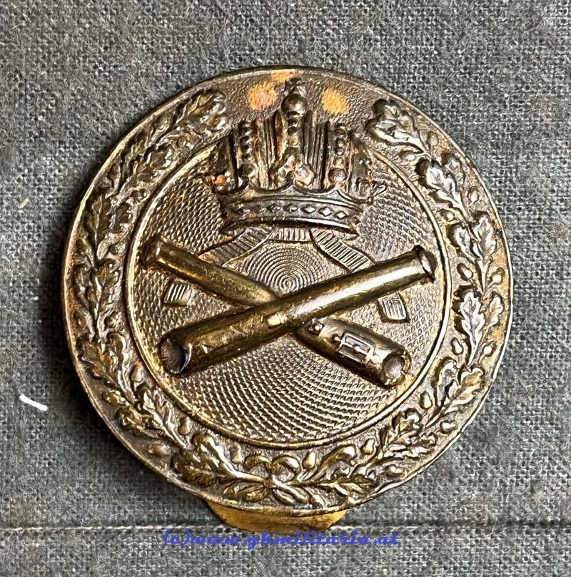 k.u.k. Tätigkeitsabzeichen - Richtauszeichnung der Artillerie 1888 !