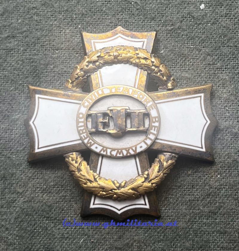 k.u.k. Kriegskreuz für Zivilverdienste 2. Klasse im Etui! - Rothe, Wien !