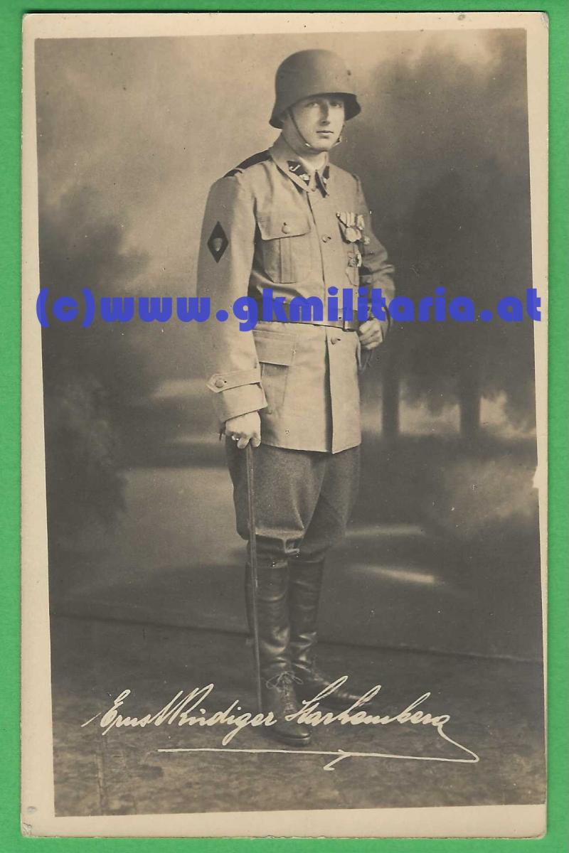 Heimwehr - Bundesführer Graf Starhemberg - Portrait!