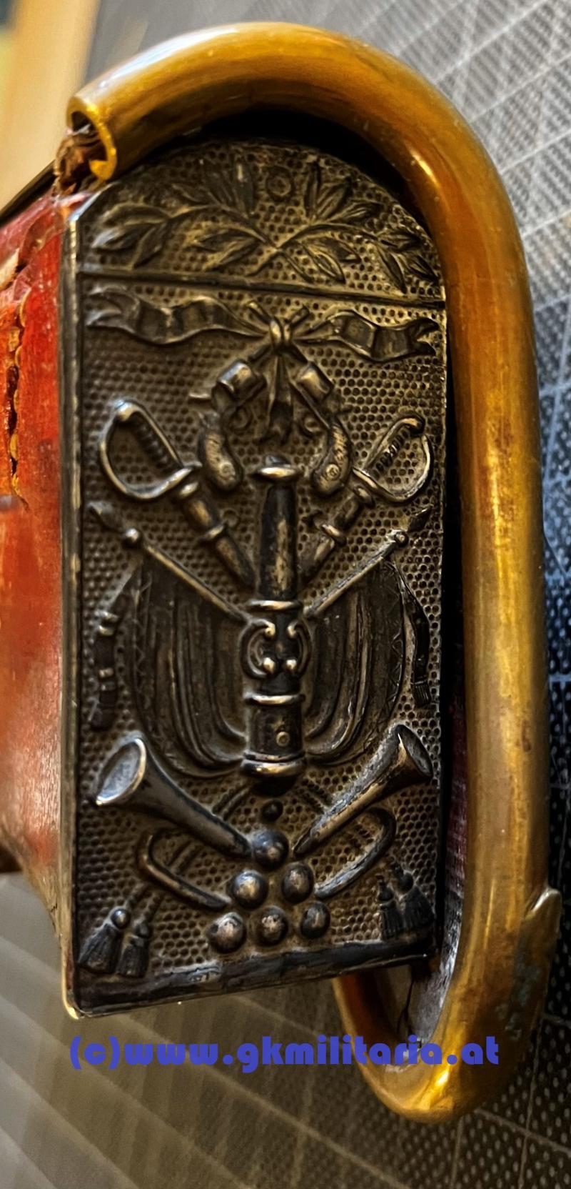 k.u.k. Kartuschenkasten für Offiziere der Kavallerie!