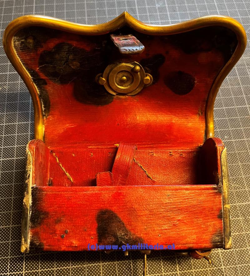 k.u.k. Kartuschenkasten für Offiziere der Kavallerie!